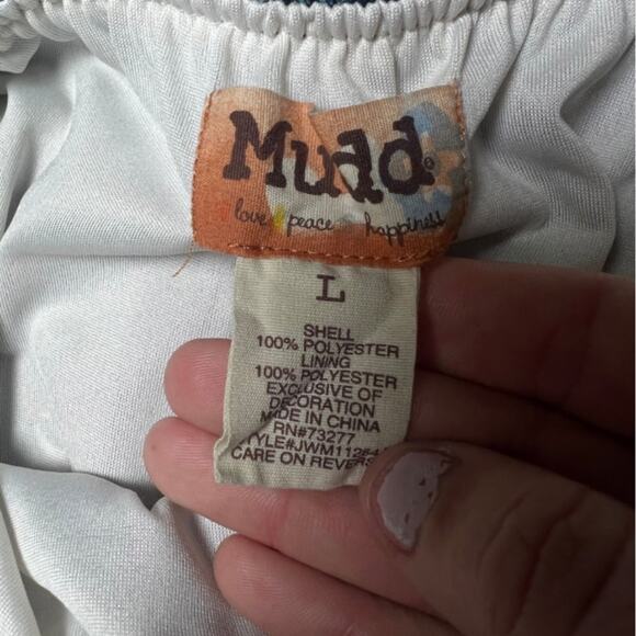 Mudd Strapless Peasant Dress, L - Picture 9 of 9